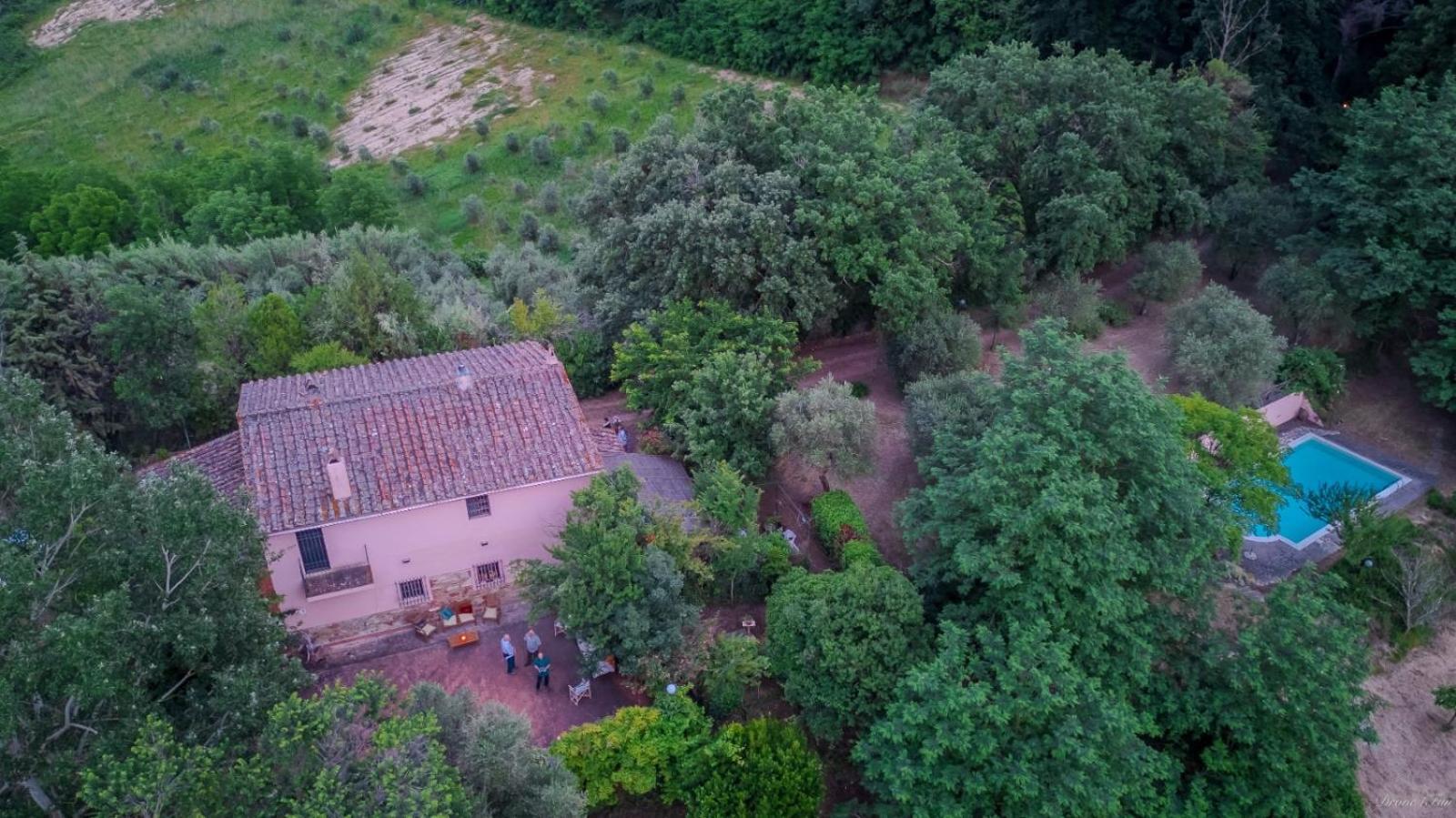 La Casa Nel Bosco Villa Lari Eksteriør billede